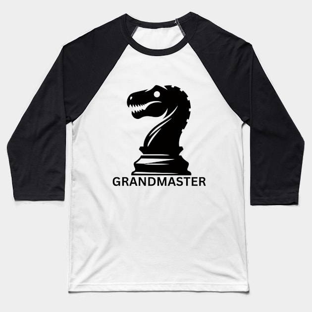 Rex is a Chess Grandmaster Baseball T-Shirt by Shawn's Domain